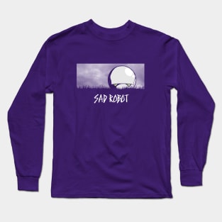 Sad Robot Long Sleeve T-Shirt